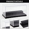 2-Tier Acrylic Minifigure Display Cases ODIS-WH0027-047C-4