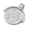 304 Stainless Steel Pendants STAS-K322-20B-P-2