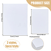 10Pcs 2 Styles Aluminum Heat Transfer Picture Plate AJEW-DC0002-05-2