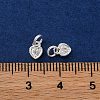 Brass Micro Pave Cubic Zirconia Charms KK-C071-09S-3