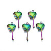 Ion Plating(IP) 304 Stainless Steel Pendants STAS-S119-111-1
