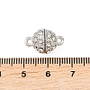 Alloy Magnetic Clasps with Loops BSAHH043-2