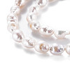 Natural Keshi Pearl Beads Strands PEAR-S020-F03-4