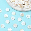 2-Hole Shell Flat Round Buttons X-BUTT-P012-11-5