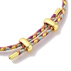 Adjustable Polyester Cord Braided Bracelets BJEW-Z085-01G-11-3