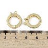 Brass Cubic Zirconia Fold Over Clasps KK-Z078-08G-3