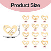 12Pcs 12 Styles 316L Stainless Steel Pendants STAS-TA0003-21G-4