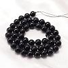 Baking Paint Shell Pearl Round Bead Strands BSHE-L011-6mm-B010-3