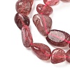 Natural Strawberry Quartz Beads Strands G-D329-A01-4