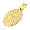 Ion Plating(IP) 304 Stainless Steel Pendants LS-STAS-B071-02A-21G-2