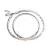 304 Stainless Steel Chain Necklaces NJEW-R266-08P-2