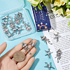 20Pcs 2 Styles Alloy Resin Pendants FIND-SC0013-38-3