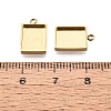 304 Stainless Steel Pendant Cabochon Component STAS-Q113-19C-G-3