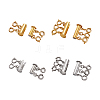 Brass Magnetic Slide Lock Clasps KK-TA0007-17-3