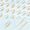 Ion Plating(IP) 316 Surgical Stainless Steel Earring Hooks STAS-UN0058-42G-4
