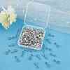 120Pcs Brass Ice Pick Pinch Bails FIND-SC0003-01P-7