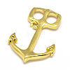 Anchor Brass Pendants KK-O087-03-1