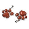 Natural Red Jasper Pendants G-B194-02P-05-2