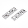 Non-Tarnish 201 Stainless Steel Pendants STAS-N090-JN820-1-2