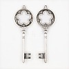 Tibetan Style Alloy Big Pendants TIBEP-3580-AS-LF-1