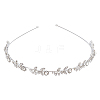 Alloy with Rhinestone Hair Bands for Women Girls AJEW-WH0609-316P-1