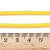 3MM Nylon Milan Cord Necklace Making NJEW-H084-01G-34-3