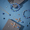   Round Evil Eye Resin Beads RESI-PH0001-28-5