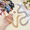 2Pcs 2 Colors Aluminum Curb Chain Bag Handles FIND-PH0026-59-3