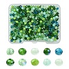 500Pcs 10 Styles Electroplate Glass Beads Strands EGLA-YW0003-24B-1