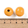 Painted Natural Wood Beads WOOD-A018-16mm-17-3