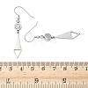 304 Stainless Steel Tie Dangle Earrings EJEW-Z129-19P-5