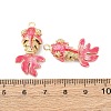 Brass Micro Pave Cubic Zirconia Pendants KK-D019-30G-4