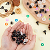 40 Sets 10 Colors Plastic Doll Craft Eyes KY-FH0001-42A-3