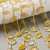 Natural Yellow Fluorite Beads Strands G-P607-A07-01-1