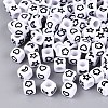 Opaque Acrylic Beads SACR-Q001-09B-1