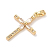 Brass Micro Pave Cubic Zirconia Pendants KK-A281-26E-G-2