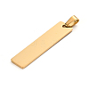 Ion Plating(IP) 304 Stainless Steel Pendants X-STAS-D142-01B-G-1