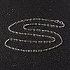 201 Stainless Steel Box Chain Necklaces NJEW-O096-07-2