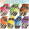 6Bundles 6 Colors Polyester Embroidery Floss OCOR-YW0001-24B-4