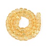 Handmade Foil Glass Beads Strands FOIL-Q002-04H-2