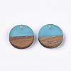 Resin & Walnut Wood Pendants X-RESI-S358-02C-C01-2
