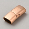 316 Stainless Steel Magnetic Clasps with Glue-in Ends STAS-WH0036-23MRG-1