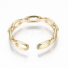 Brass Cuff Rings X-KK-T062-65G-NF-3