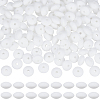 180Pcs Rondelle Silicone Focal Beads SIL-SP0001-20A-1