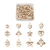 72Pcs 12 Style Alloy Pendants PALLOY-TA0002-28-1