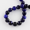 Dyed Natural Multi-Color Agate Beads Strands X-G-R177-10mm-02-2