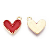 Alloy Enamel Charms ENAM-T011-204D-1