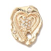 Brass Micro Pave Cubic Zirconia Pendants KK-U038-22G-1