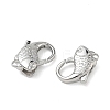 SHEGRACE Brass Lobster Claw Clasps XGRQ4G107-673P-2