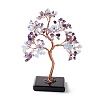 Natural Amethyst & Dyed Jade Tree Display Decoration DJEW-G027-06RG-04-1